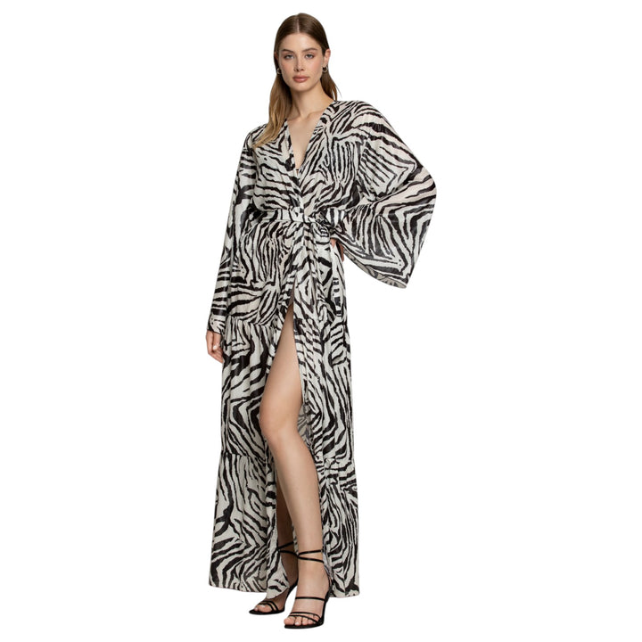 KIMONO ZEBRA CON CINTURA