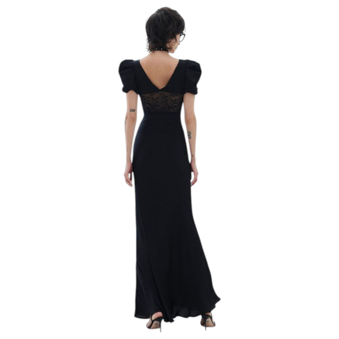 LONG GOWN TARA BLACK