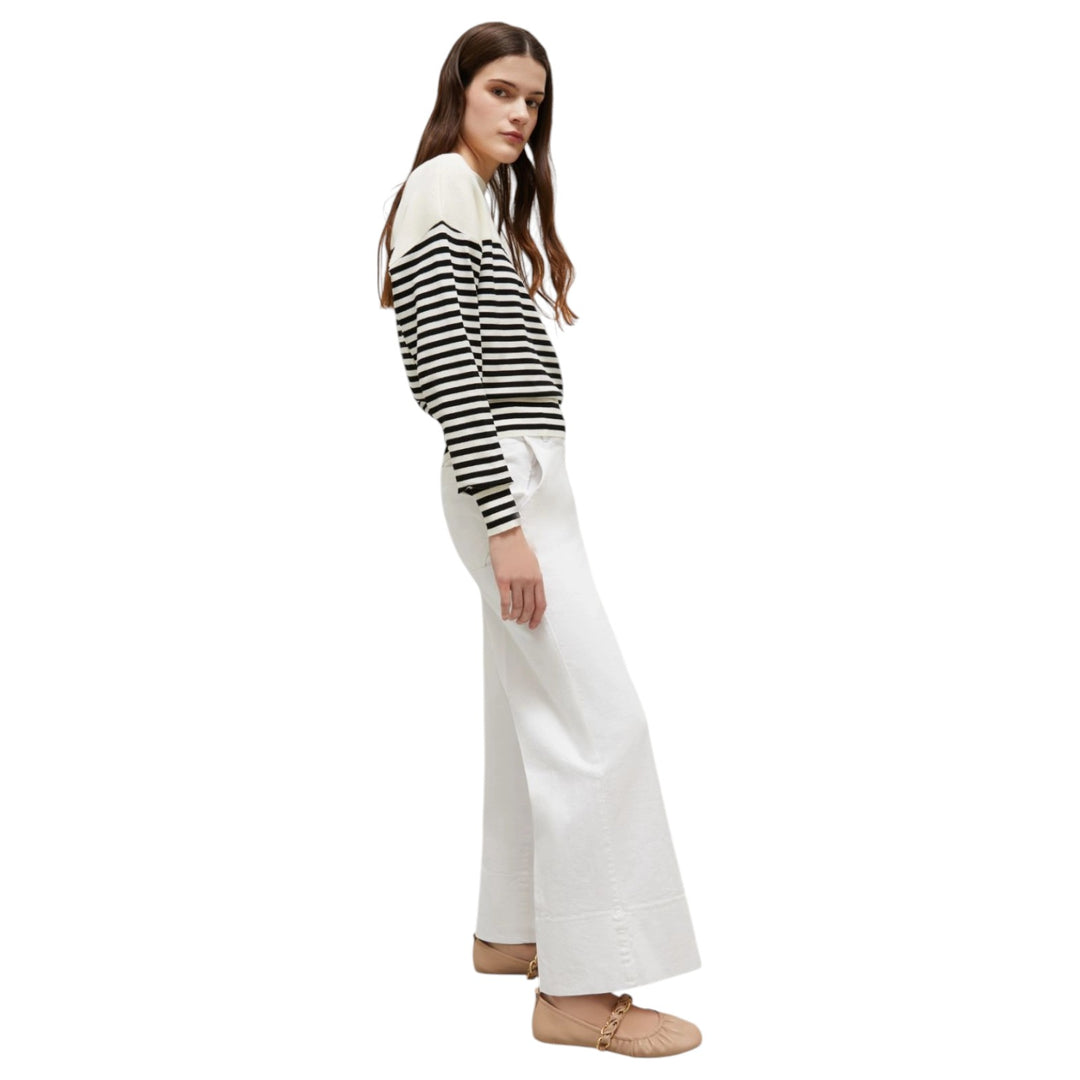 Pantalone lungo RESEDA1 PANNA