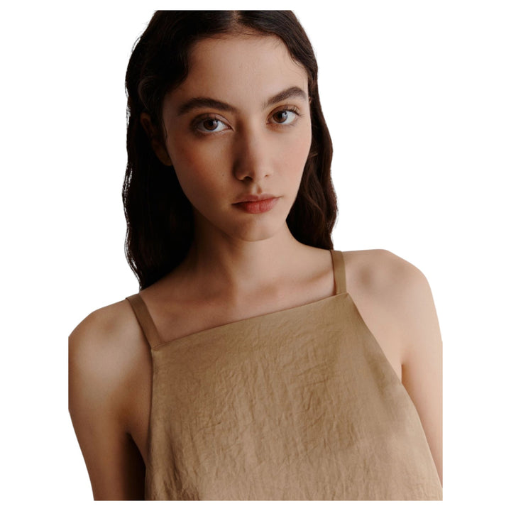 Top-Canottiera in tes. SFINGE BEIGE