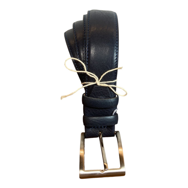 CEINTURE EN CUIR VÉRITABLE BOTTOLATA BLEU
