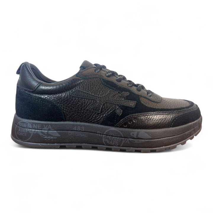 Sneakers Uomo in Pelle Nera NOUS Nero 7732