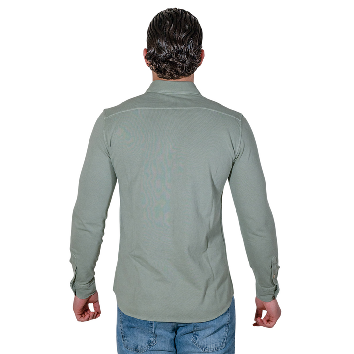 CAMICIA PIQUET Verde