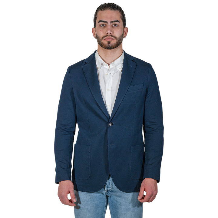 VESTE PIQUÉ Bleu
