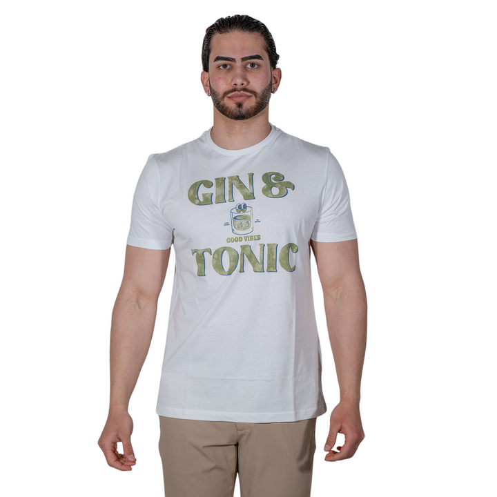 T-SHIRT STAMPA GIN&TONIC GREEN