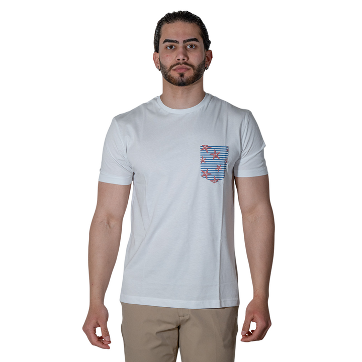 T-SHIRT TASCHINO STELLE MARINE WHITE