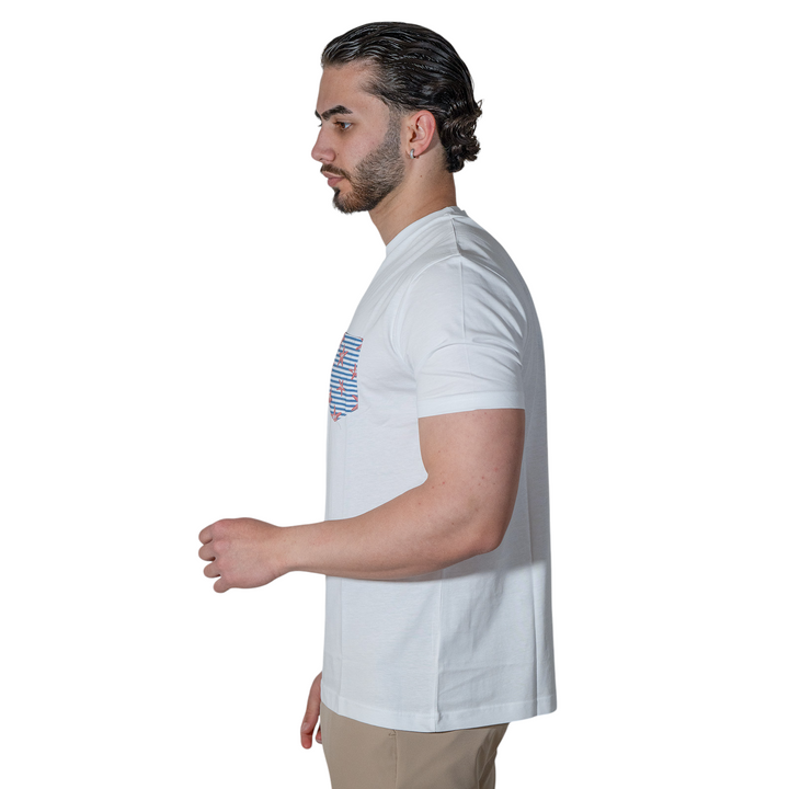 T-SHIRT TASCHINO STELLE MARINE WHITE
