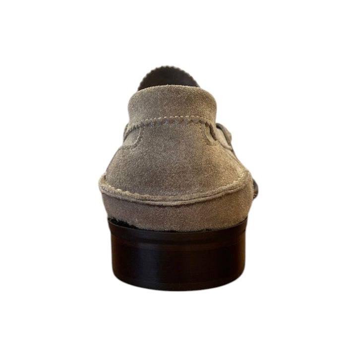 Mocassino Pelle Scamosciata Tortora