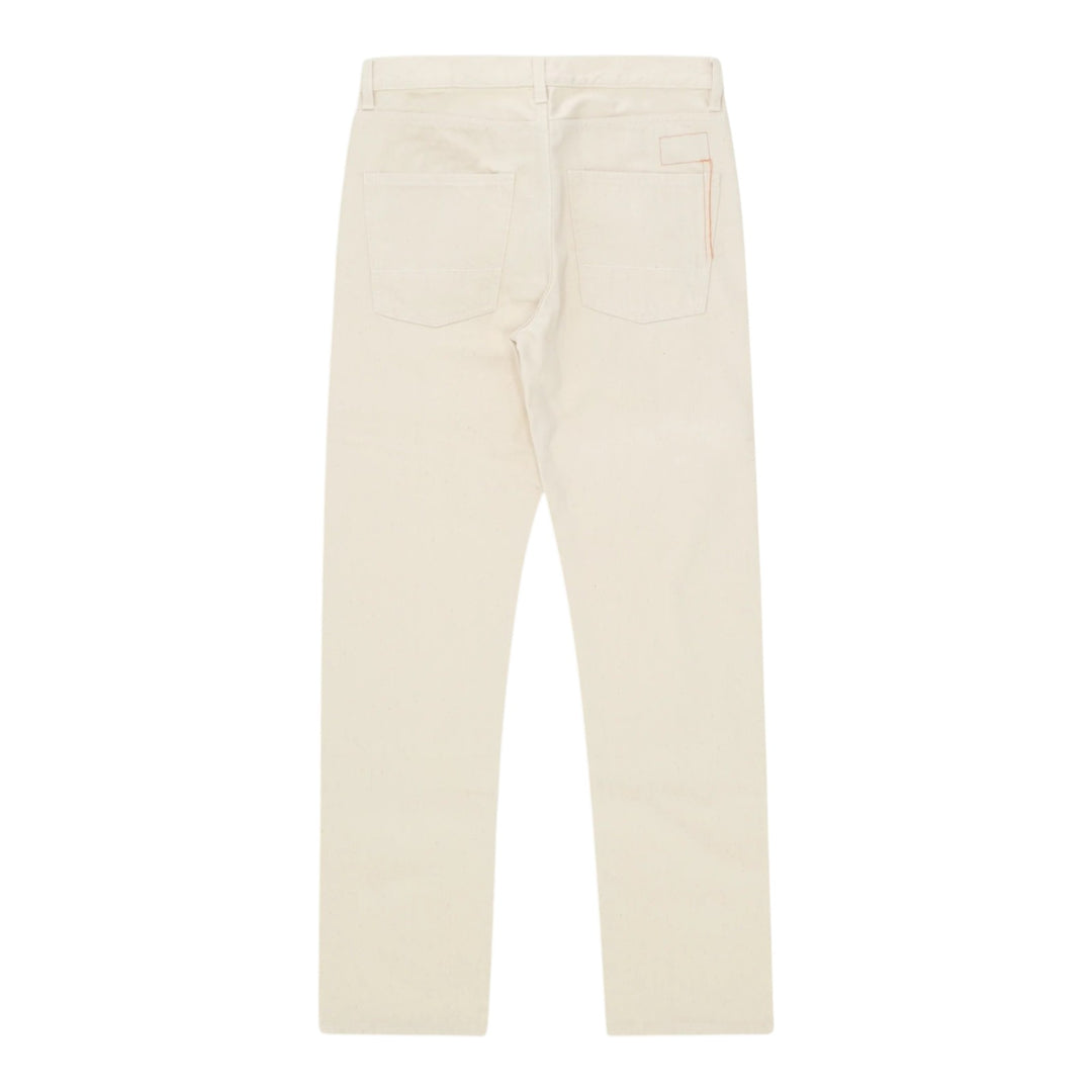 965 John Japan Denim Cimosato 5 Tasche Regular Fit Ecrù - L33''