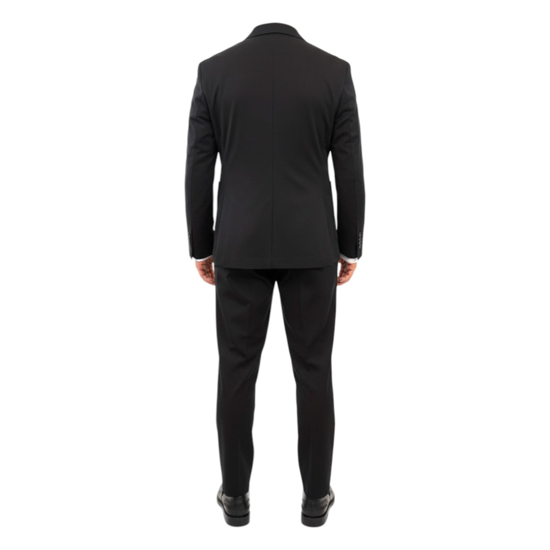 Vestido Punto Milano Comfort Fit Negro