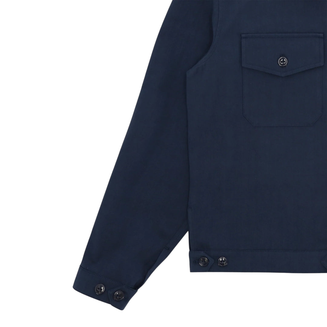 Albert Veste en coton bleu