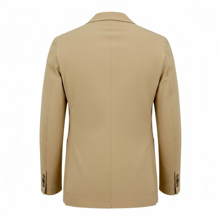 Blazer Premium Piqué de Algodón Beige