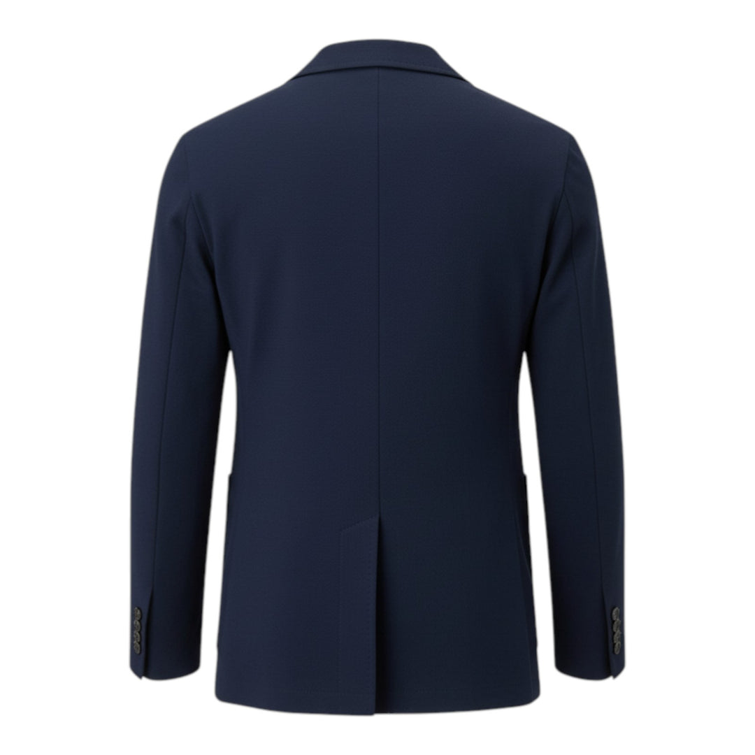 Blazer en jersey stretch bleu marine