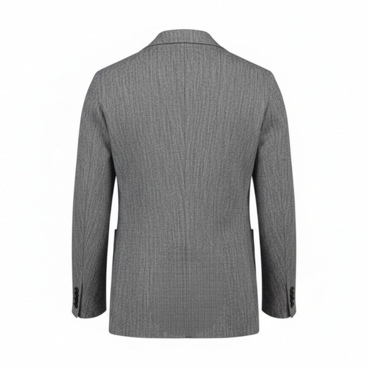 Blazer Special Print in Cotone Blu