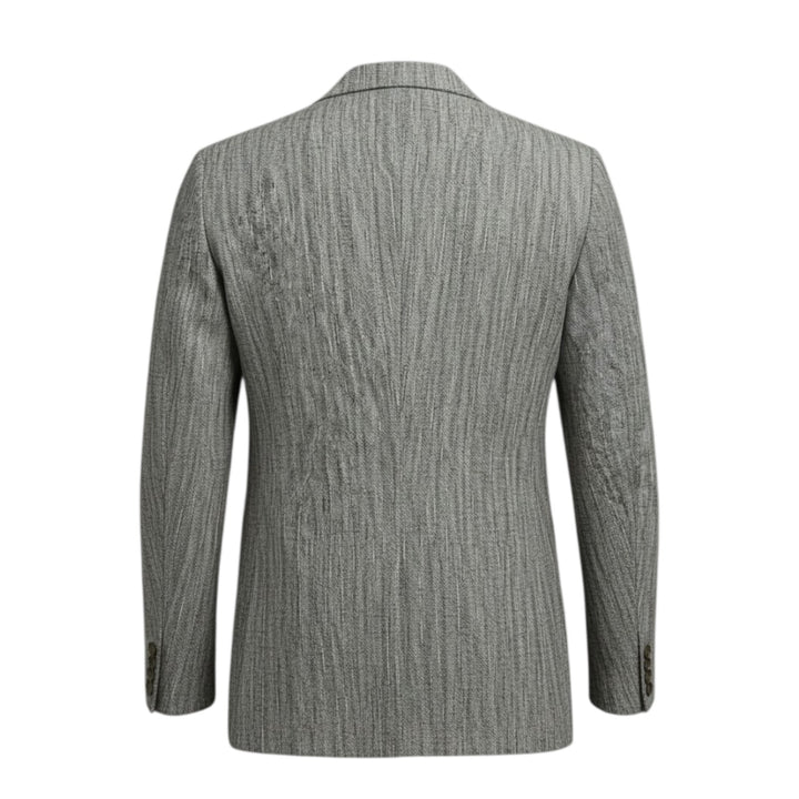 Blazer con estampado especial en algodón marrón