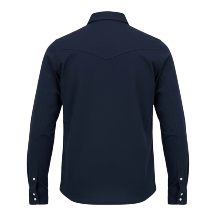 Chemise western à manches longues El Paso Fiammato 180 g bleu marine