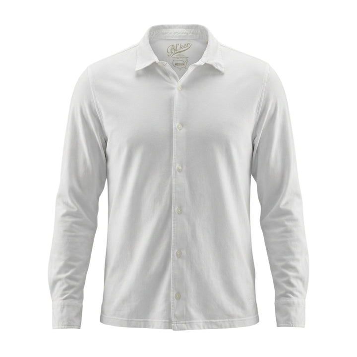 Camicia Manica Lunga Hartford Jersey Bianco