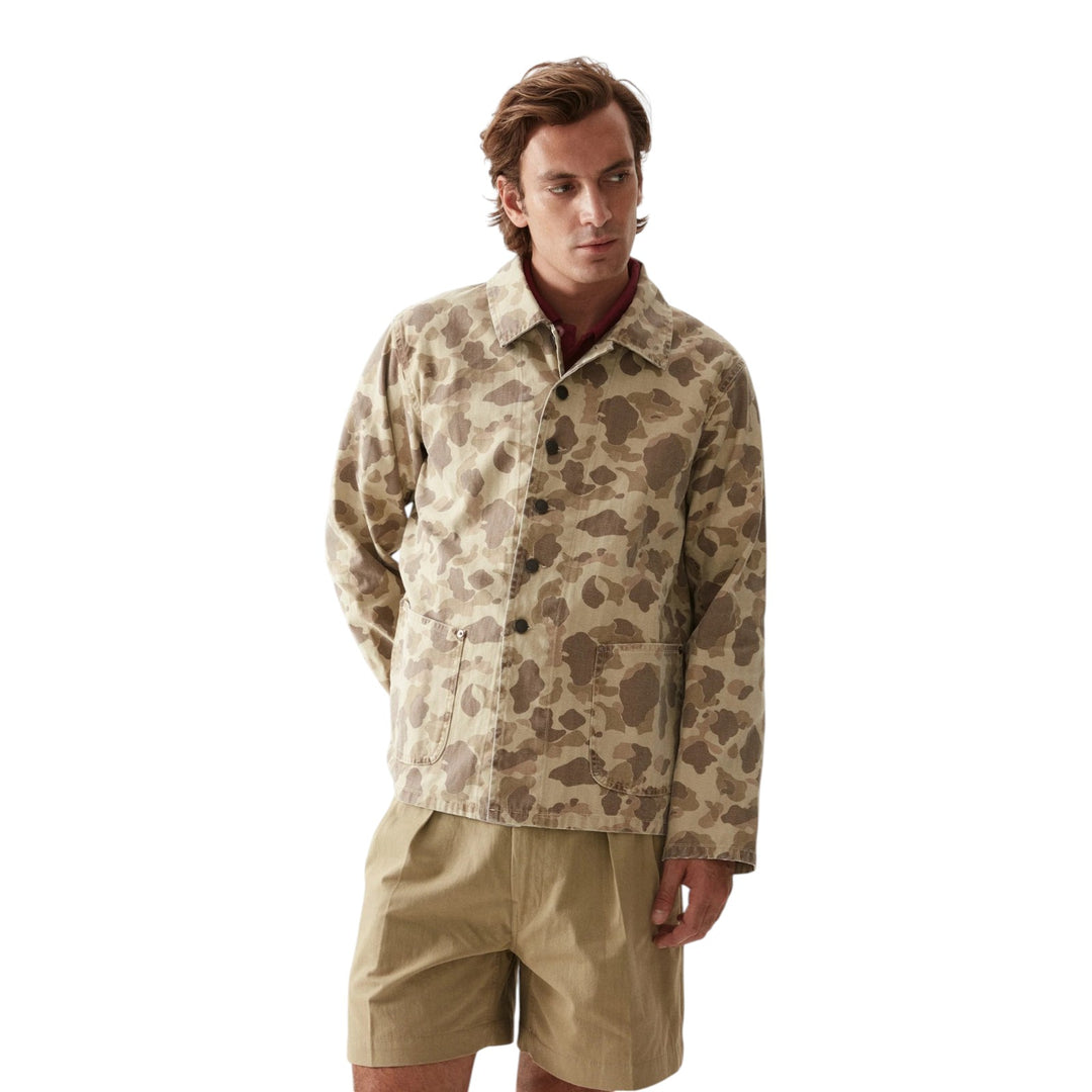 Clays Giacca Camouflage in Cotone