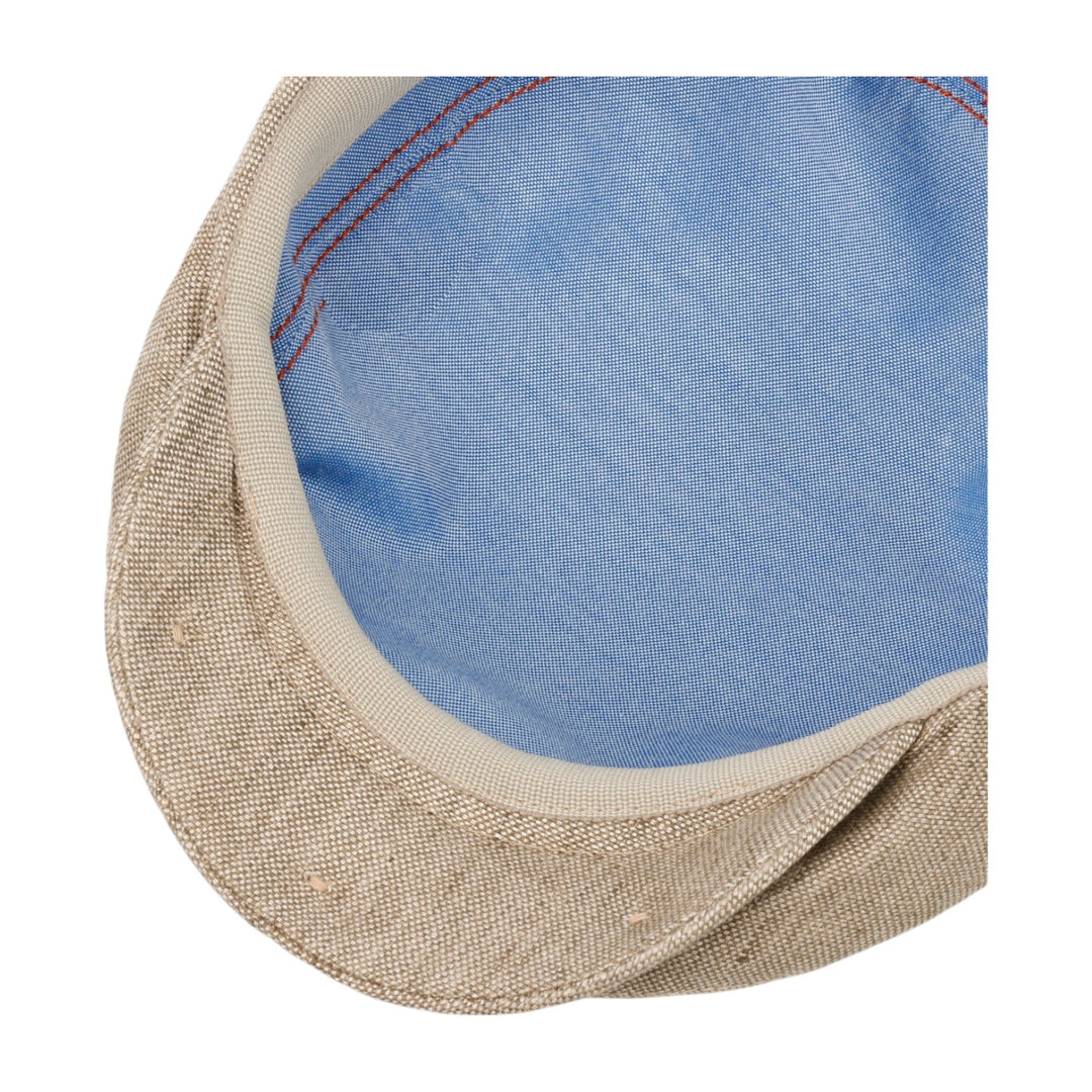 DRIVER CAP LINEN MARRONE