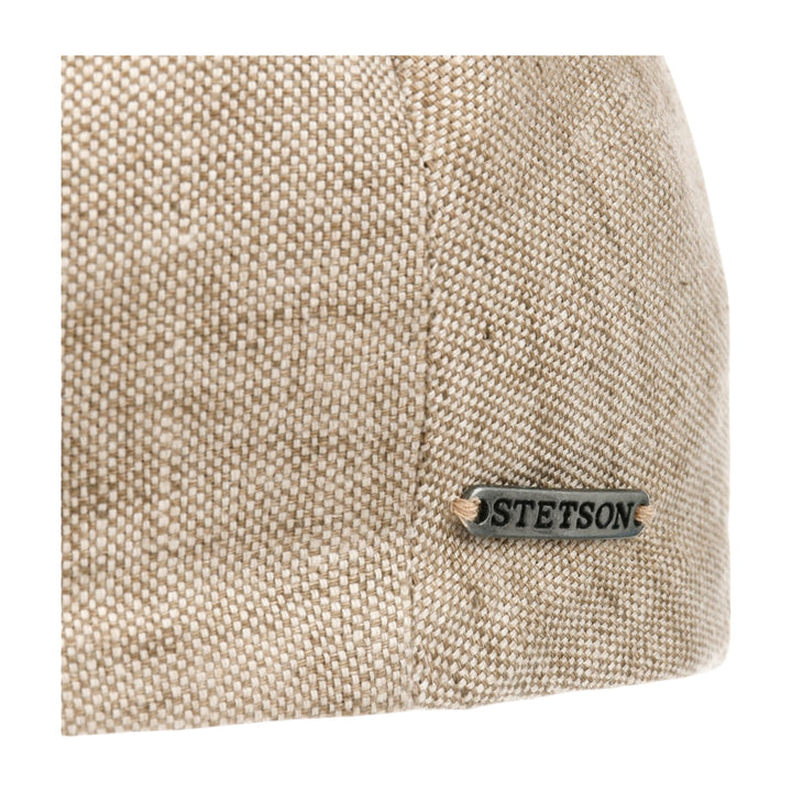 DRIVER CAP LINEN MARRONE
