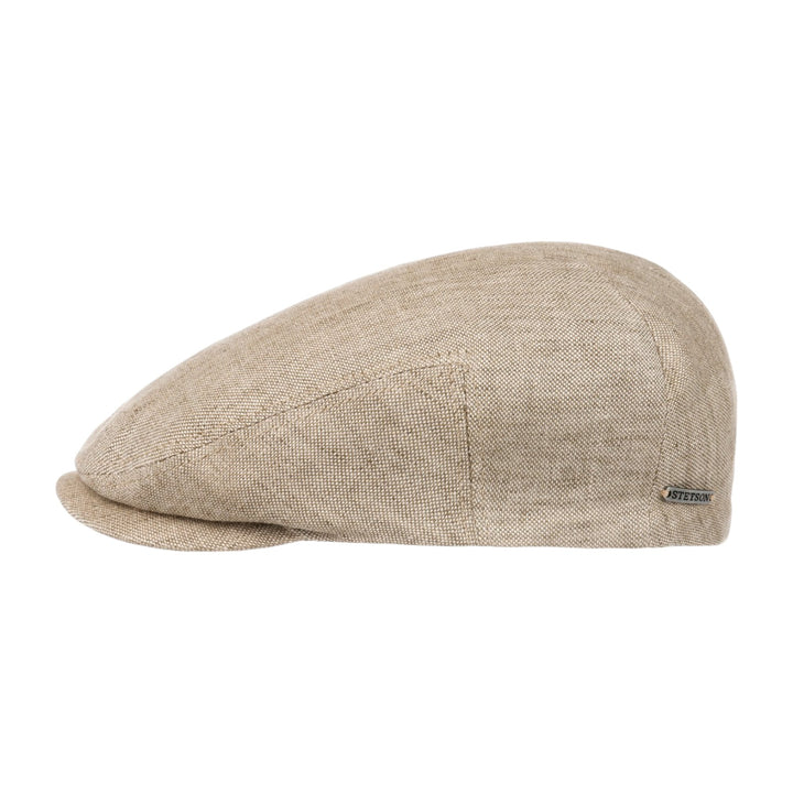 DRIVER CAP LINEN MARRONE