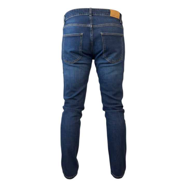 Vaqueros James 5 bolsillos cortos azul denim