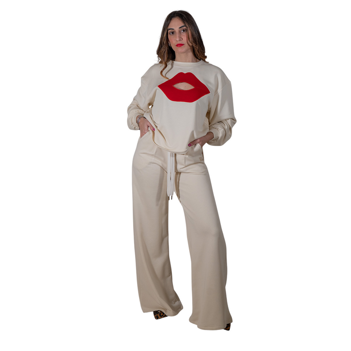 PANTALONE CON RICAMO