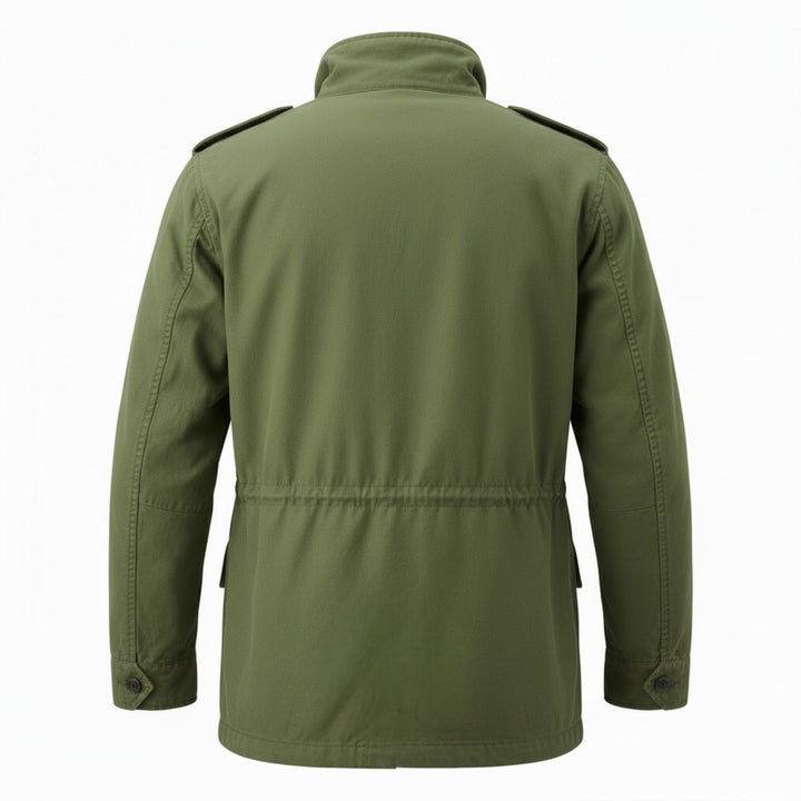 Chaqueta de campo de manga larga Travis Gabardina Verde