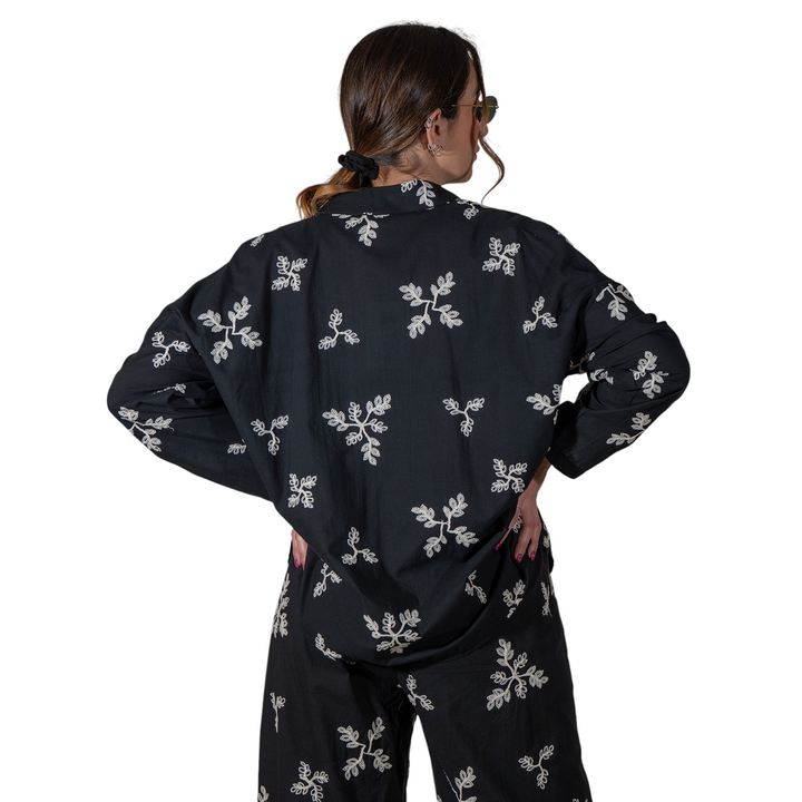 CAMICIA HAJAR FANT. NERO