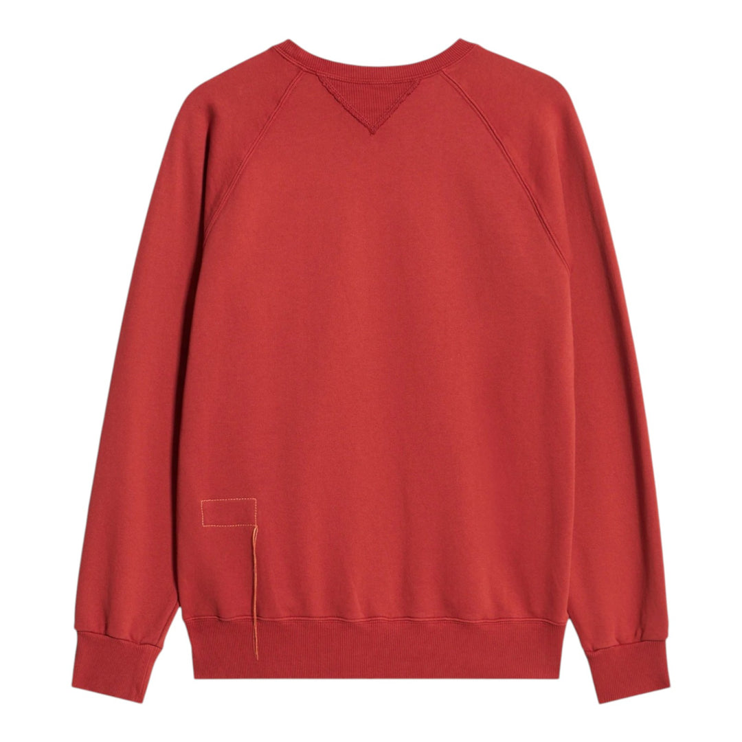 Harvard Felpa Girocollo in Jersey Garzato con Taglio Reglan Lobster