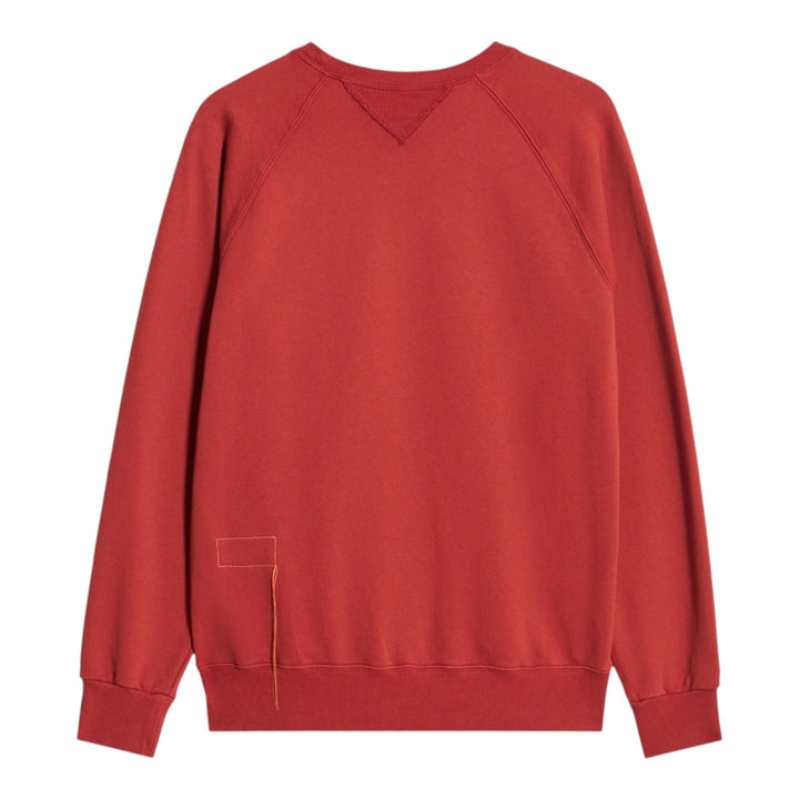 Harvard Felpa Girocollo in Jersey Garzato con Taglio Reglan Lobster