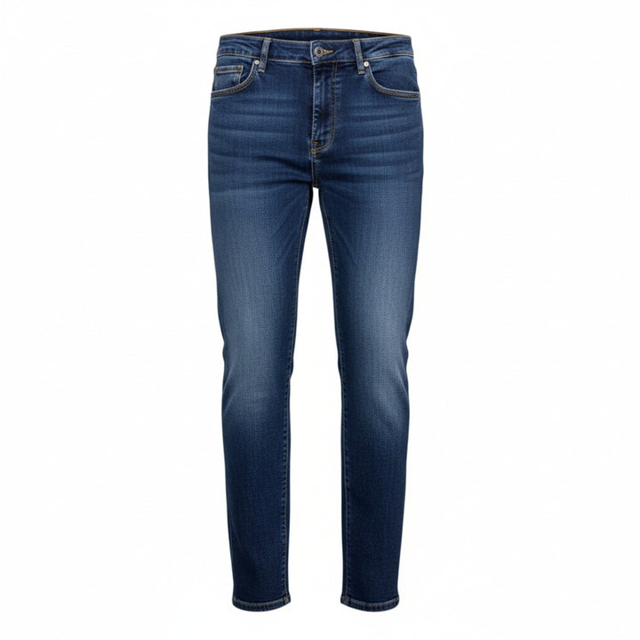 DENIM BLUE SCURO 5 TASCHE CORTO