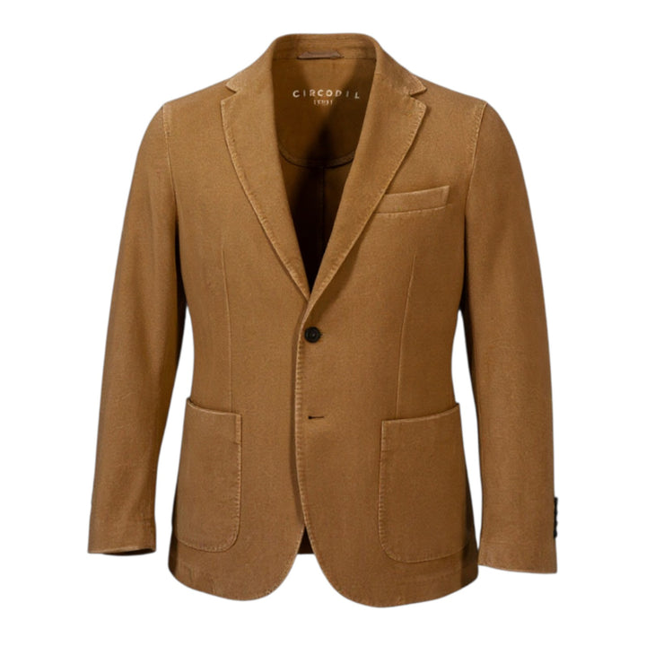 BLAZER G.DYED WOOL MARRONE
