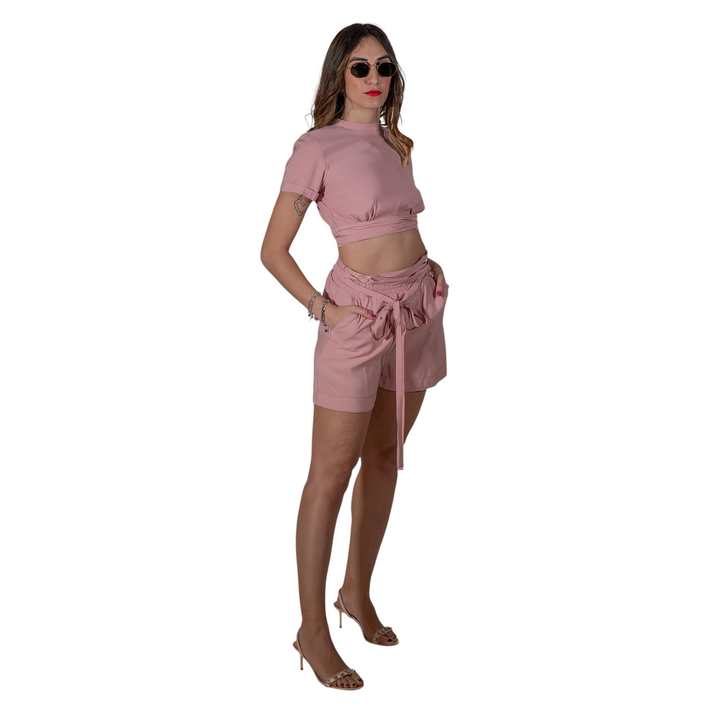 TOP LACCI IN VITA ANTIQUE PINK