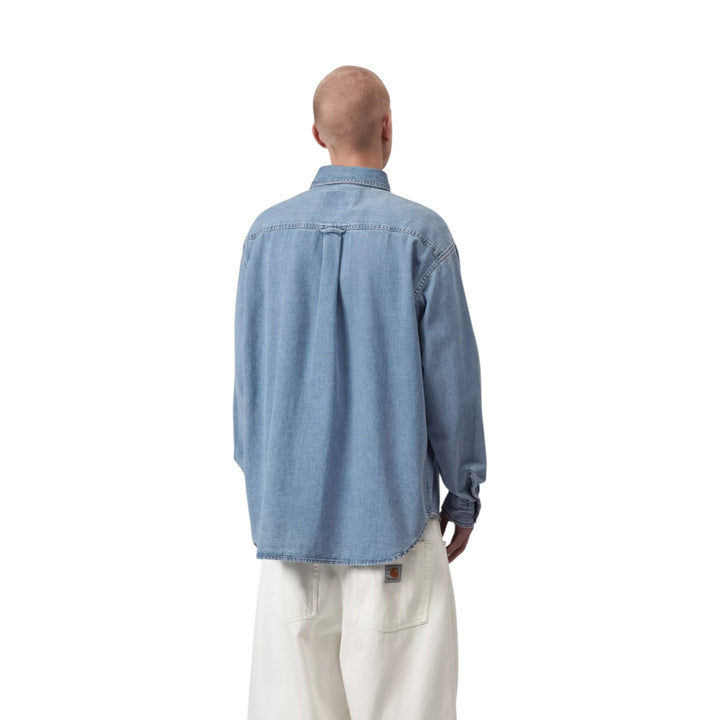 Camisa Lucas azul L/S