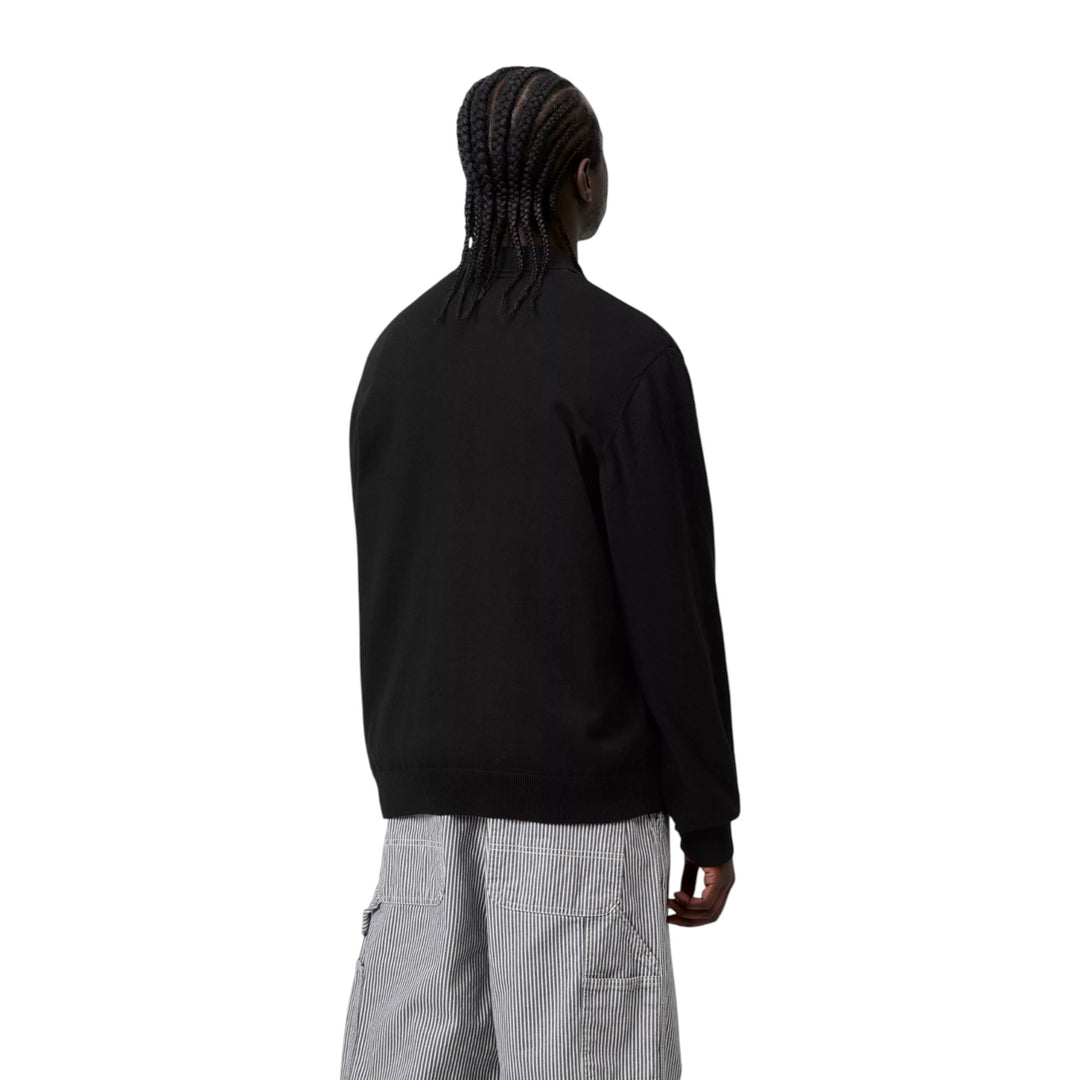 Polo Madison negro de manga larga