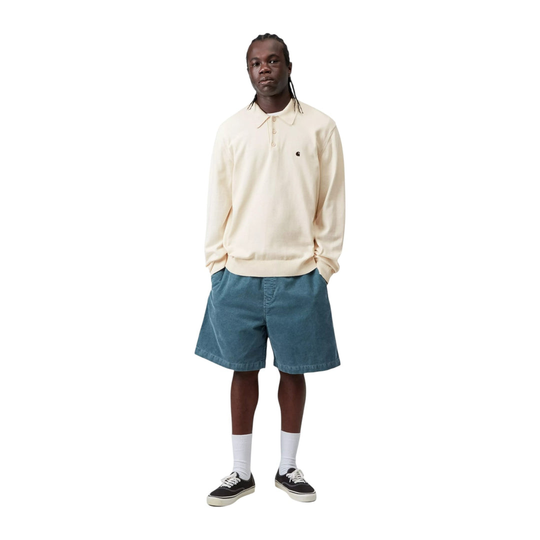 Polo Madison de manga larga, Cinnerus White