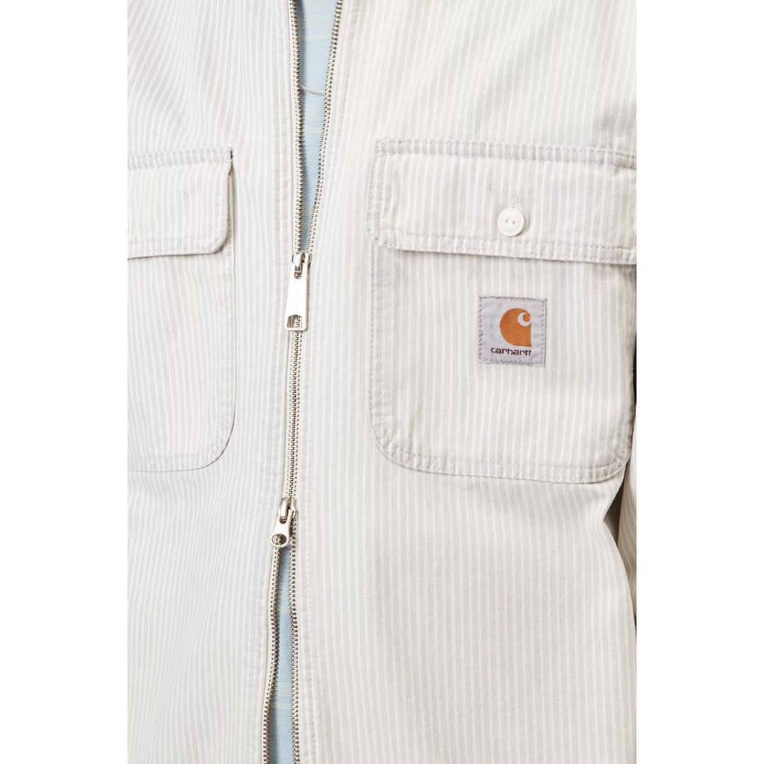 Camisa Mercer Jac Mercer Stripe, grafito / cera