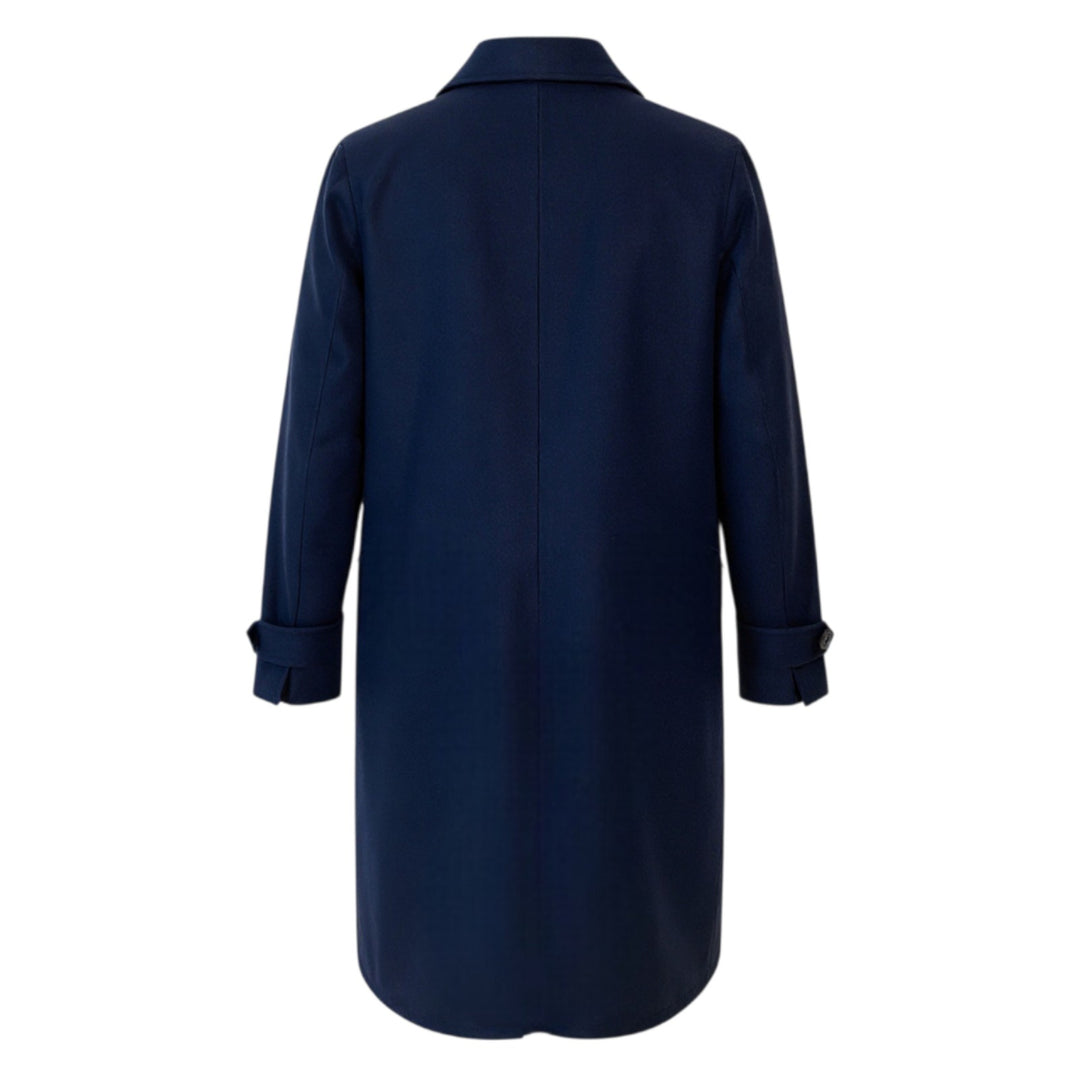 CAPPOTTO CON ZIP BLU