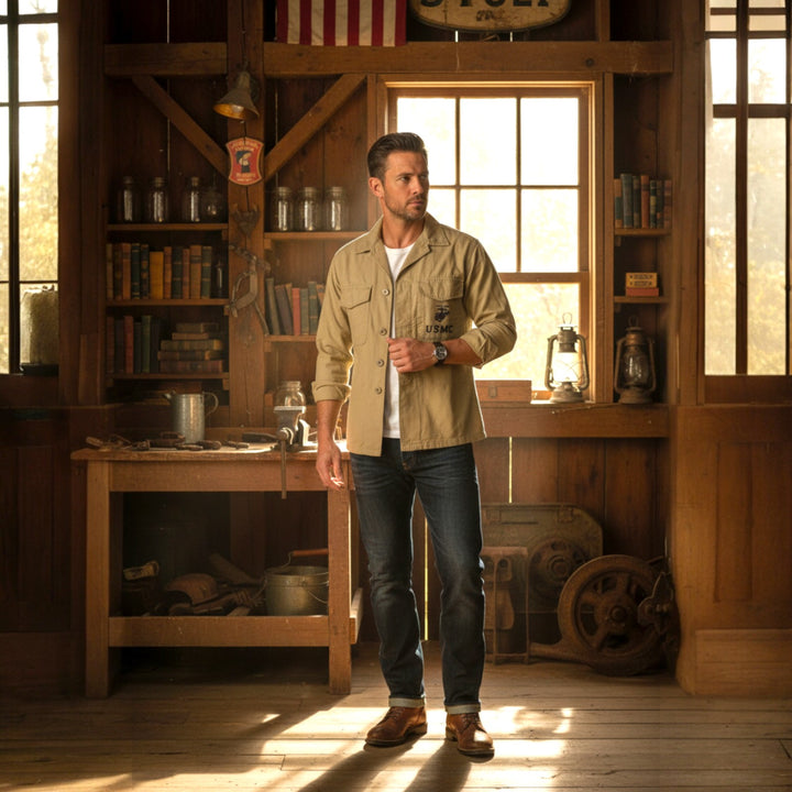 P56 VESTE KOREA BEIGE