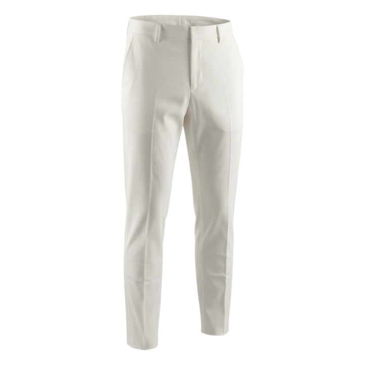 Pantalones cortos slim con bolsillos estilo americano en color blanco roto