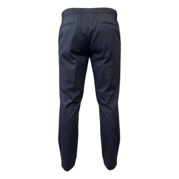 Pantalón ultraligero con elástico y pinzas, azul noche