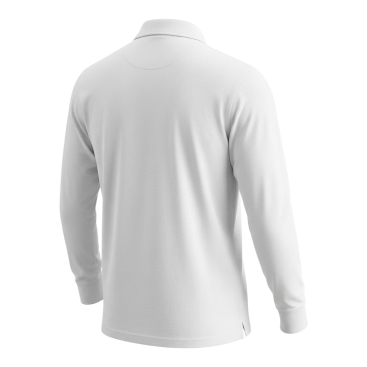 Polo Manica Lunga York Jersey White