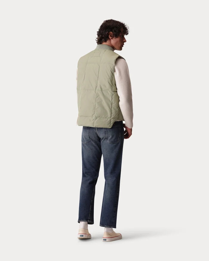 ROCKET GILET SMANICATO IN NYLON LIGHT GREEN