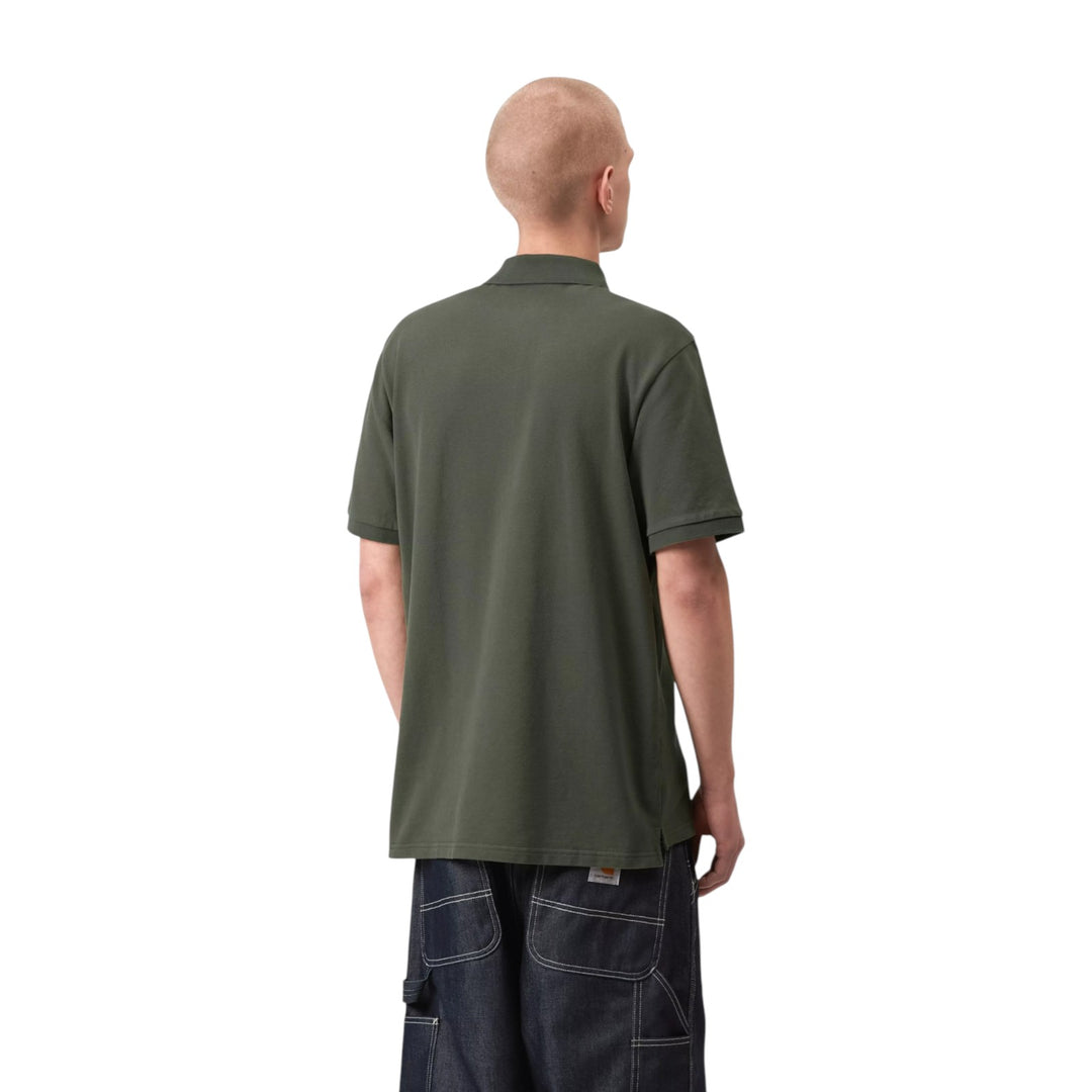 Polo S/S Chase Piqué Leaf / Gold