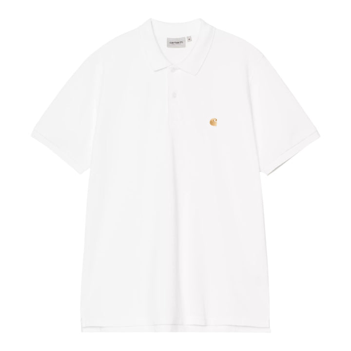 Polo S/S Chase Piqué Blanco / Dorado