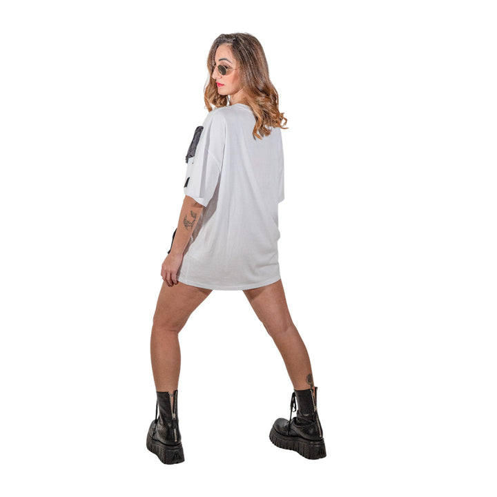 OVER RIBBON STRASS WHITE