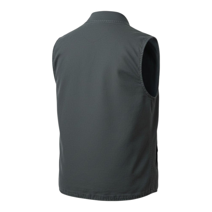 Haut sans manches Bear en lin mélangé bleu marine