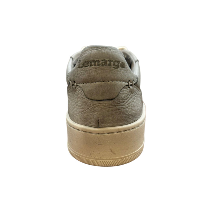 Zapatillas Jannik en piel auténtica de ciervo cemento