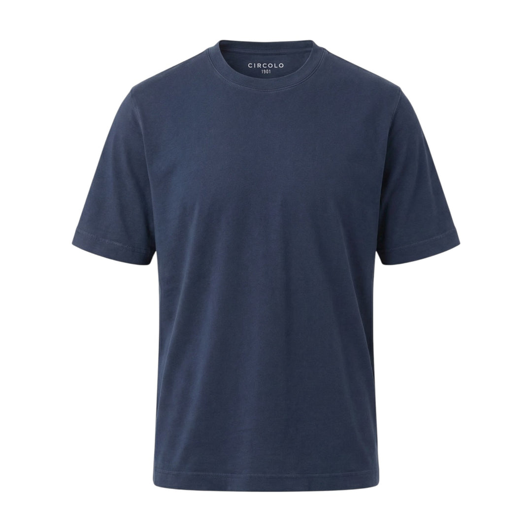 T-Shirt G.Dyed Jersey Blu Navy